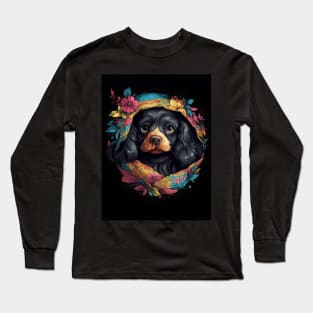 Dog In Pocket Funny Puppy For Dog Lovers Long Sleeve T-Shirt